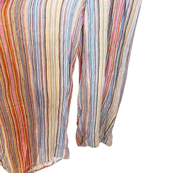 NEW Anthropologie Conditions Apply Stripe V-Neck Jumpsuit Pockets Size XS - Picture 11 of 11